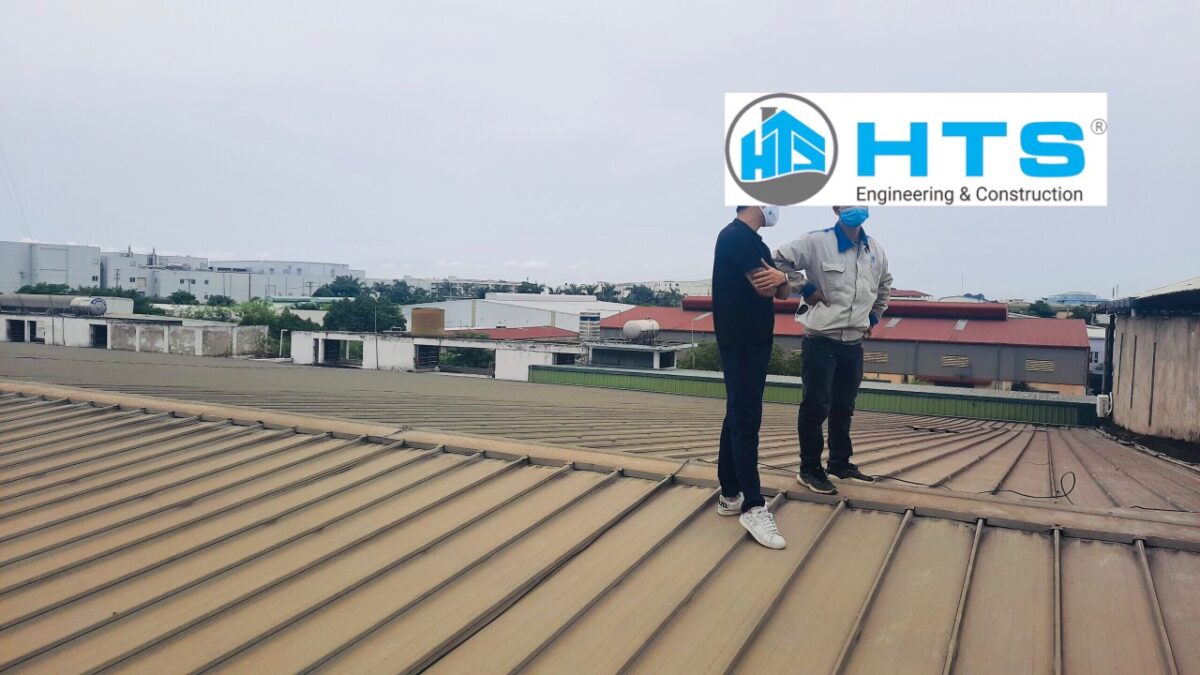 Quy trình thi công sơn cách nhiệt mái tôn