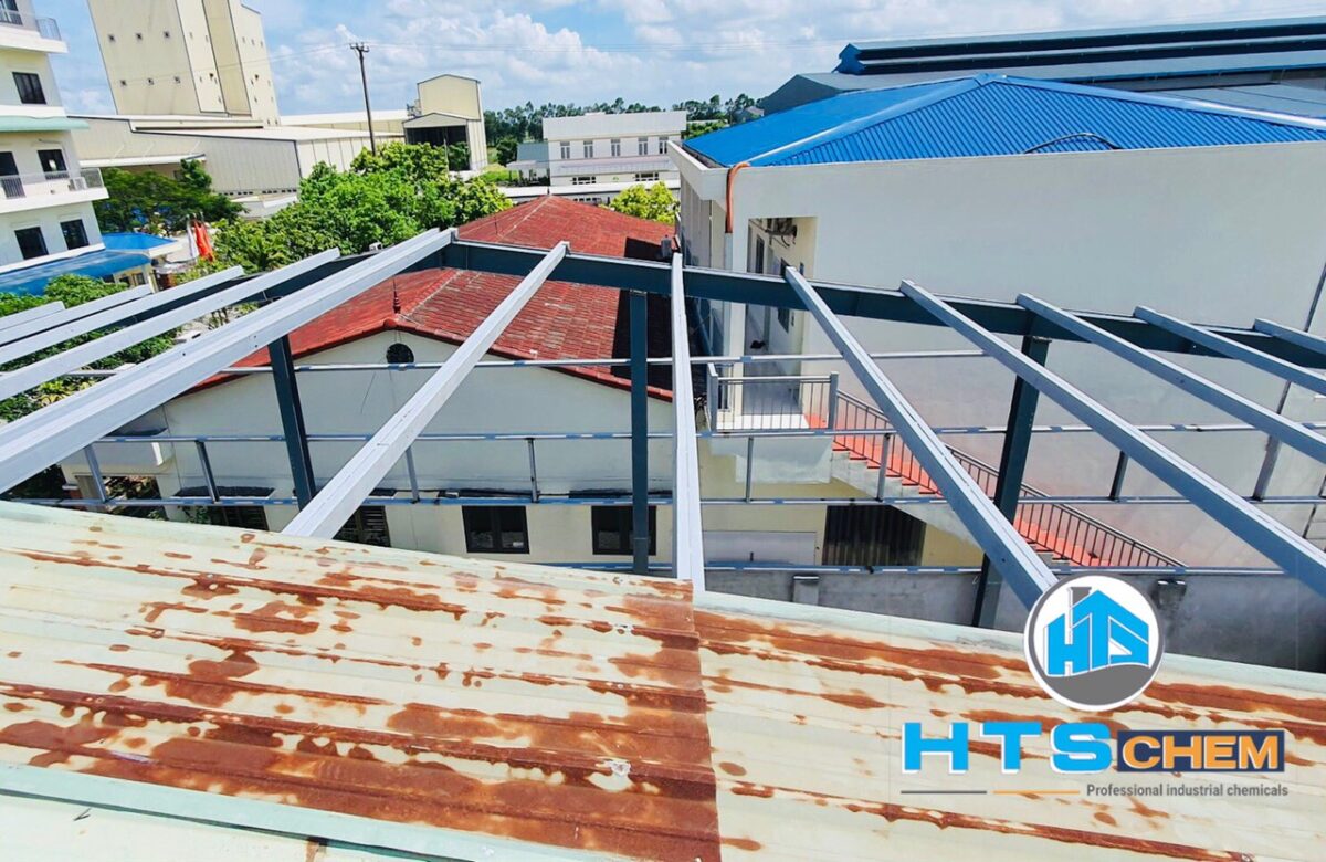 Sơn chống gỉ, chống thấm mái tôn HTS Paint