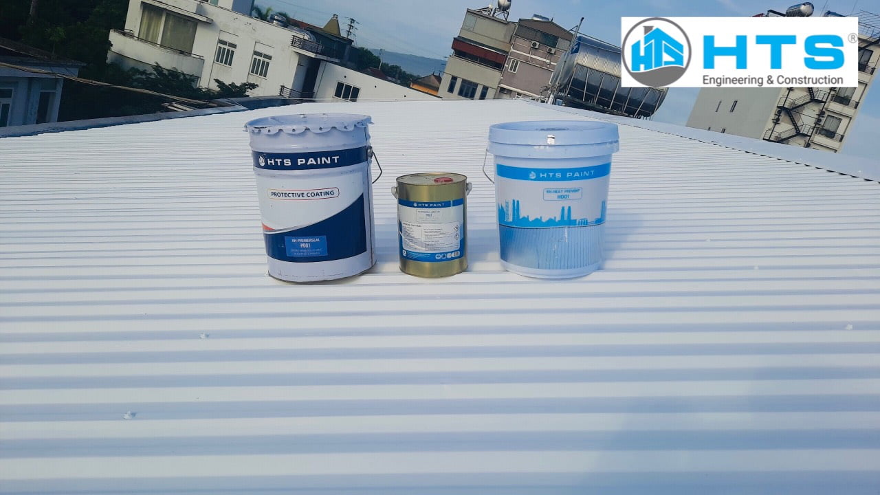 Bộ sản phẩm thi công sơn chống nóng mái tôn