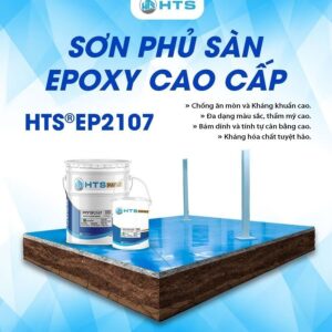 HTS® EP2107 - SƠN PHỦ EPOXY TỰ SAN PHẲNG - EPOXY FLOOR FINISH