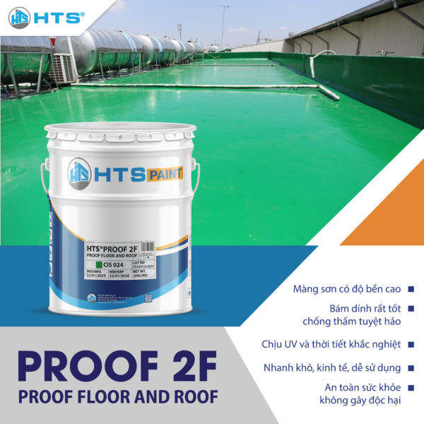 SƠN CHỐNG THẤM SÀN MÁI HTS®PROOF 2F