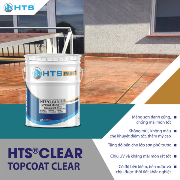 HTS®CLEAR - SƠN PHỦ BẢO VỆ TOPCOAT CLEAR