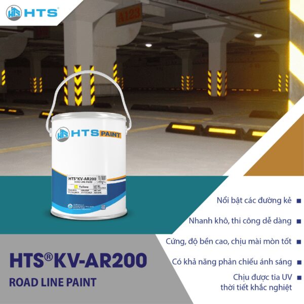 HTS®KV-AR200 - SƠN KẺ VẠCH PHẢN QUANG