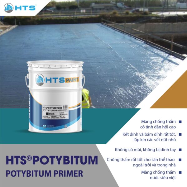 HTS®POTYBITUM - SƠN CHỐNG THẤM ĐEN ĐA NĂNG