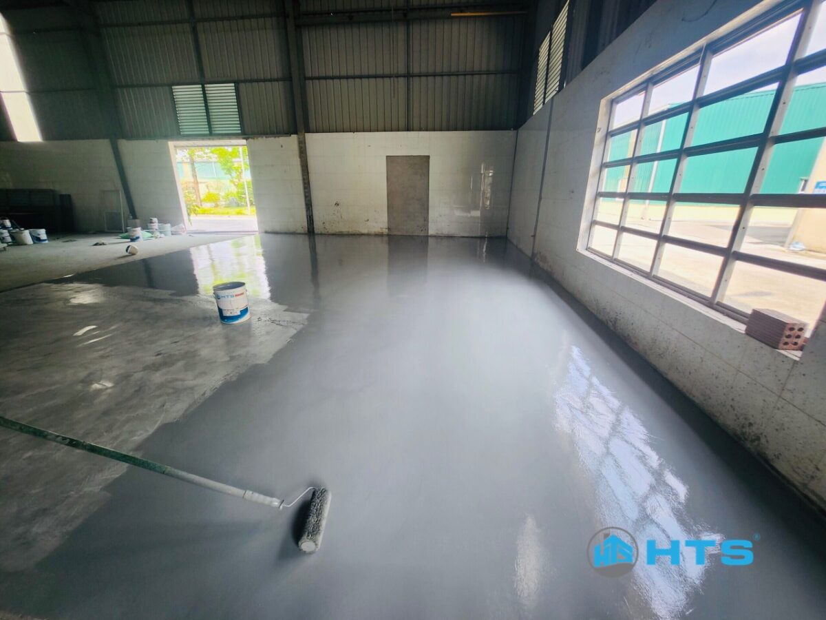 Cung cấp sơn sàn Epoxy cho nhà máy thực phẩm tại Hải Dương