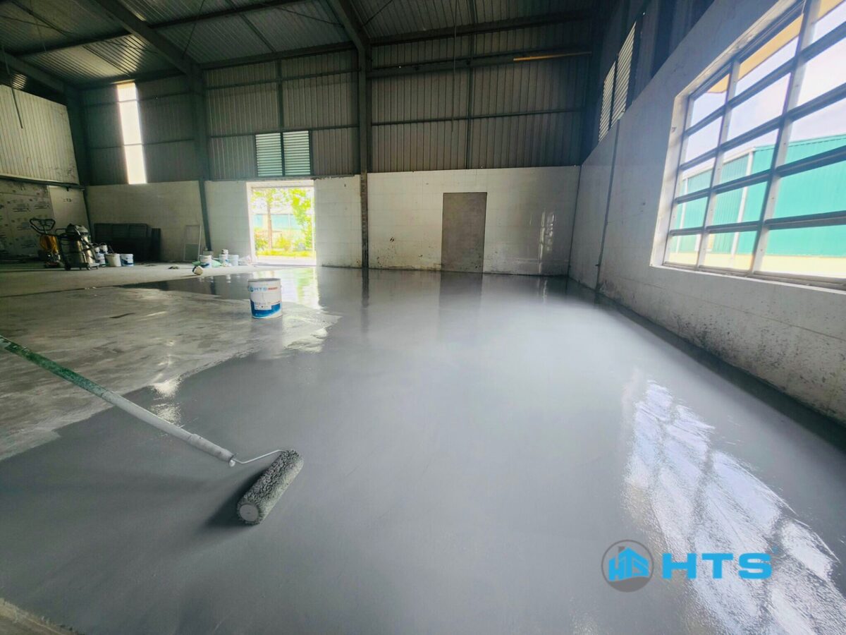 Cung cấp sơn sàn Epoxy cho nhà máy thực phẩm tại Hải Dương