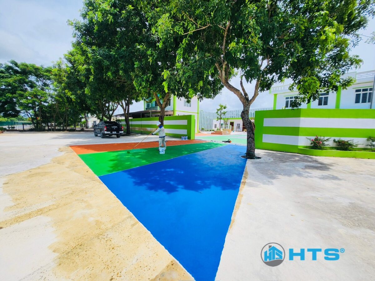 Cấp sơn thể thao - Trường Mầm Non Sao Mai