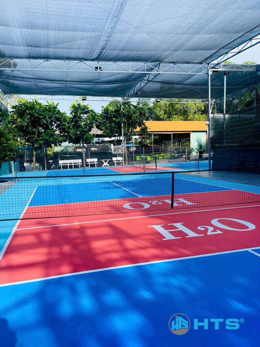 Cấp vật tư sơn thể thao - Cụm sân H2O Phú Quốc