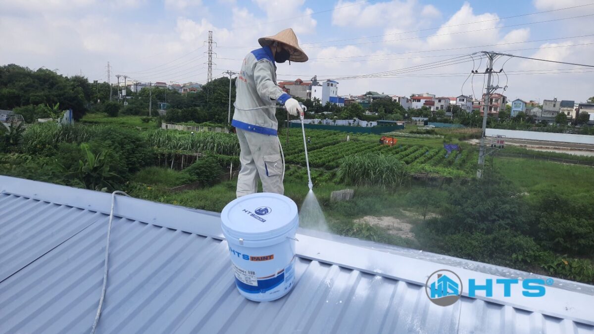 Cấp sơn chống nóng - Nhà xưởng Đông Anh