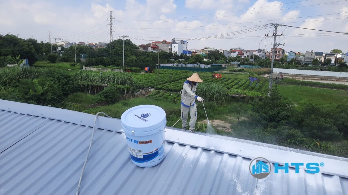 Cấp sơn chống nóng - Nhà xưởng Đông Anh