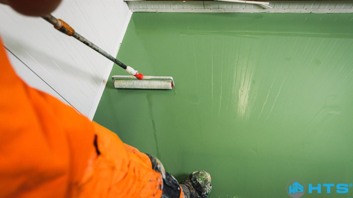 HTSpaint thi công sơn sàn epoxy nhà máy thực phẩm theo quy trình chuẩn, đảm bảo bền đẹp, sạch khuẩn và đúng tiến độ