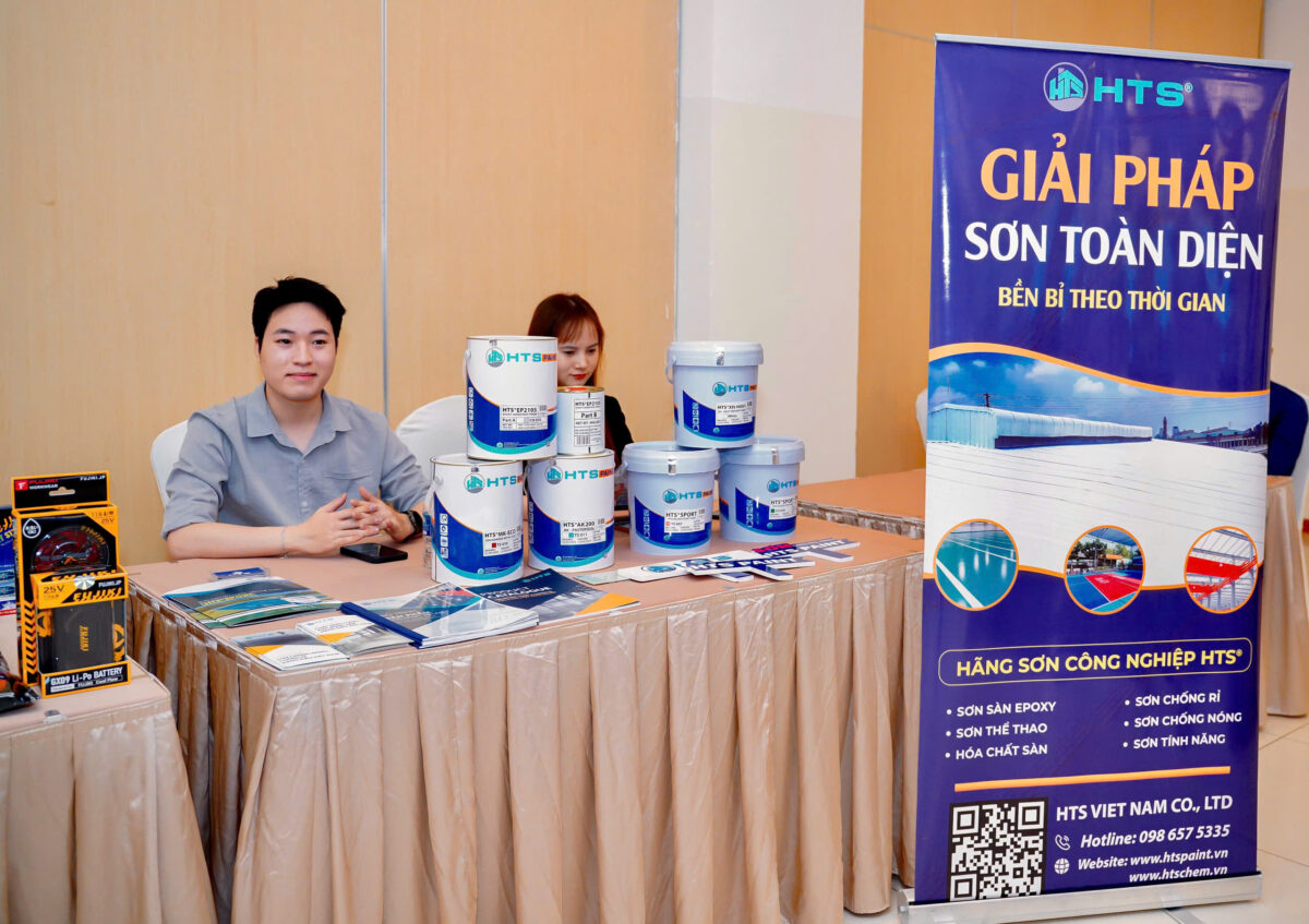 Gian hàng HTS tại Trung Tâm Hội Nghị Văn Phòng Chính Phủ