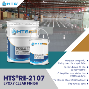 HTS®RE-2107 – Sơn Phủ Bảo Vệ Sàn Epoxy Trong Suốt