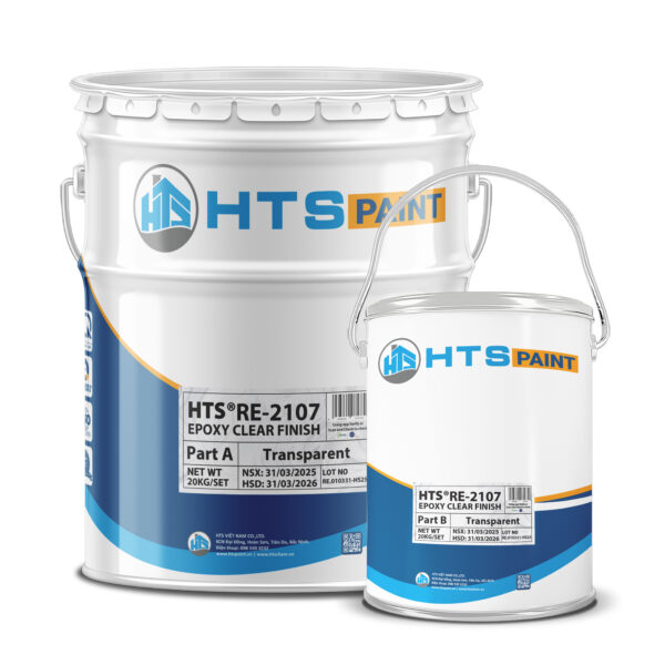 HTS®RE-2107 – Sơn Phủ Bảo Vệ Sàn Epoxy Trong Suốt