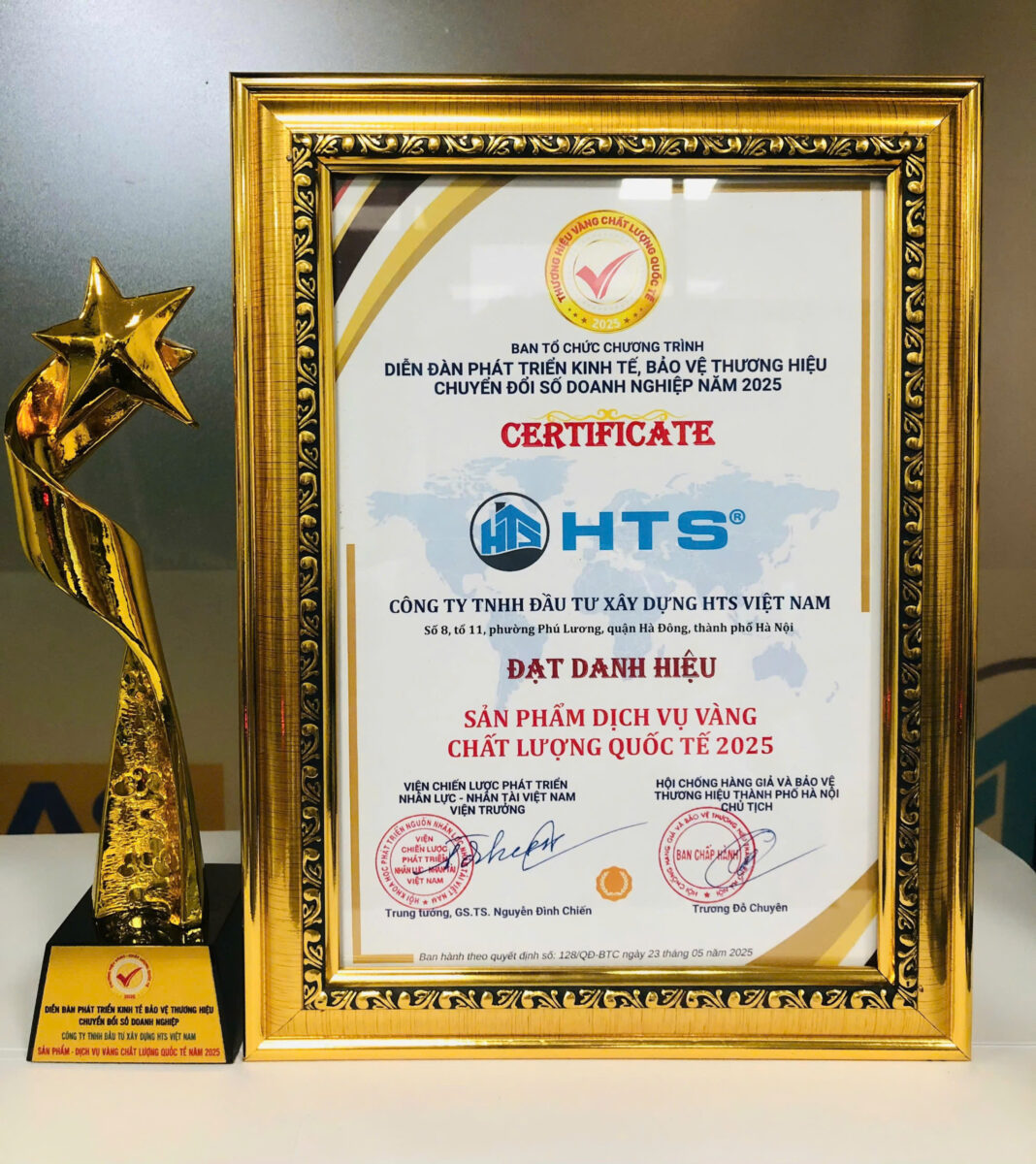 Vinh dự nhận cúp vàng – Niềm tự hào và trách nhiệm