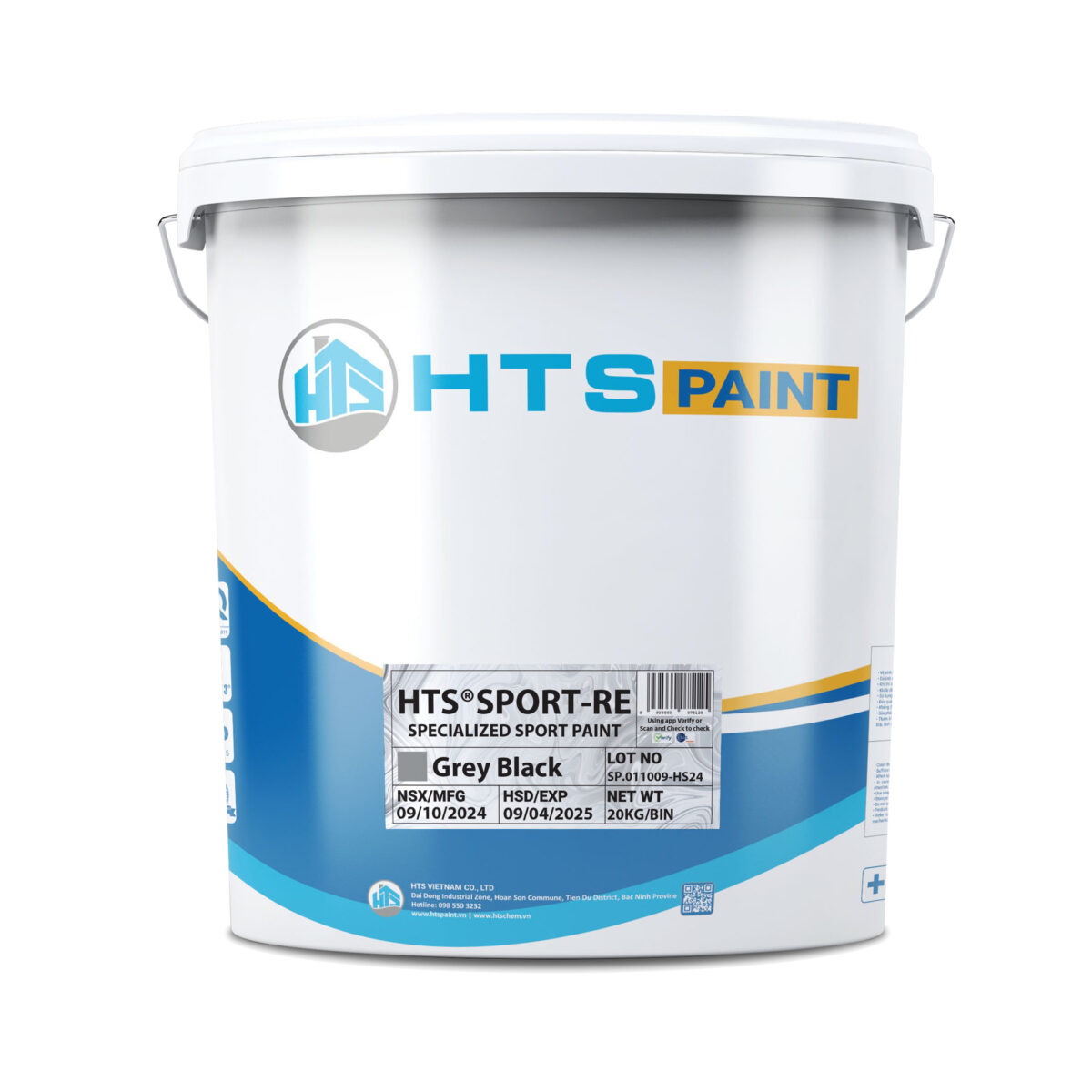 HTS®SPORT-Re – Giải pháp sơn cao su chuyên dụng cho sân thể thao, tăng độ đàn hồi, giảm chấn hiệu quả, phù hợp cho sân tennis, cầu lông và các khu vực thi đấu đa năng