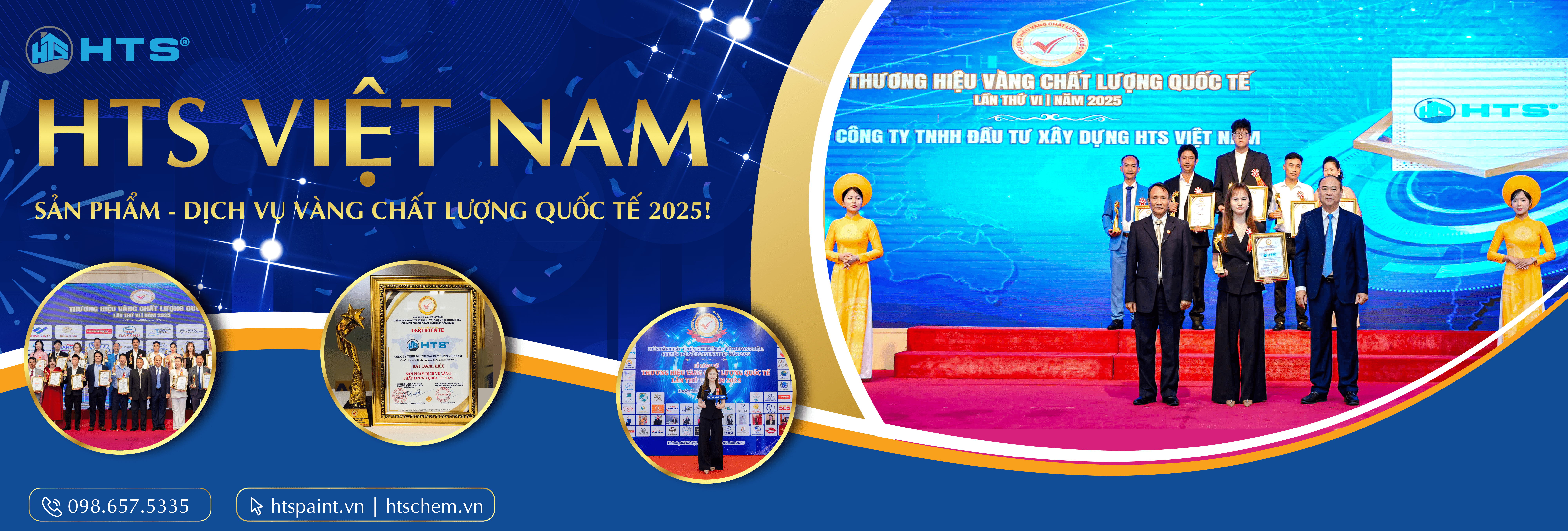 HTS Việt Nam Khẳng Định Vị Thế Thương Hiệu Với Giải Thưởng Chất Lượng Quốc Tế 2025