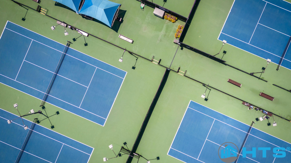 Hạ tầng hiện đại của sân cầu lông Hoàng Hoa Thám với hệ thống chiếu sáng đạt chuẩn và mặt sân epoxy chất lượng cao