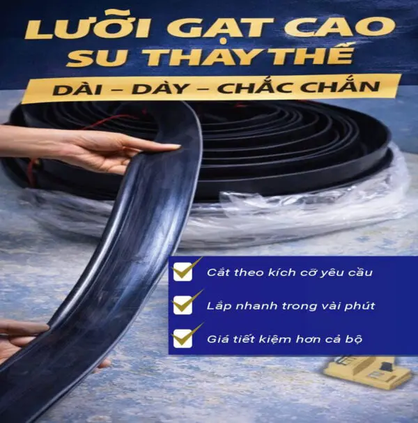 Ứng Dụng Đa Dạng Của Lưỡi Gạt Nước Sàn Thi Công Trong Công Trình