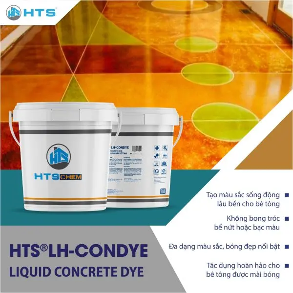 Hóa chất nhuộm màu bê tông tạo hiệu ứng thẩm mỹ cao