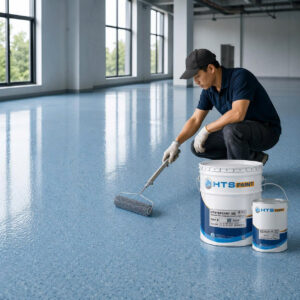 Sơn Epoxy Tự San Phẳng Cát Màu
