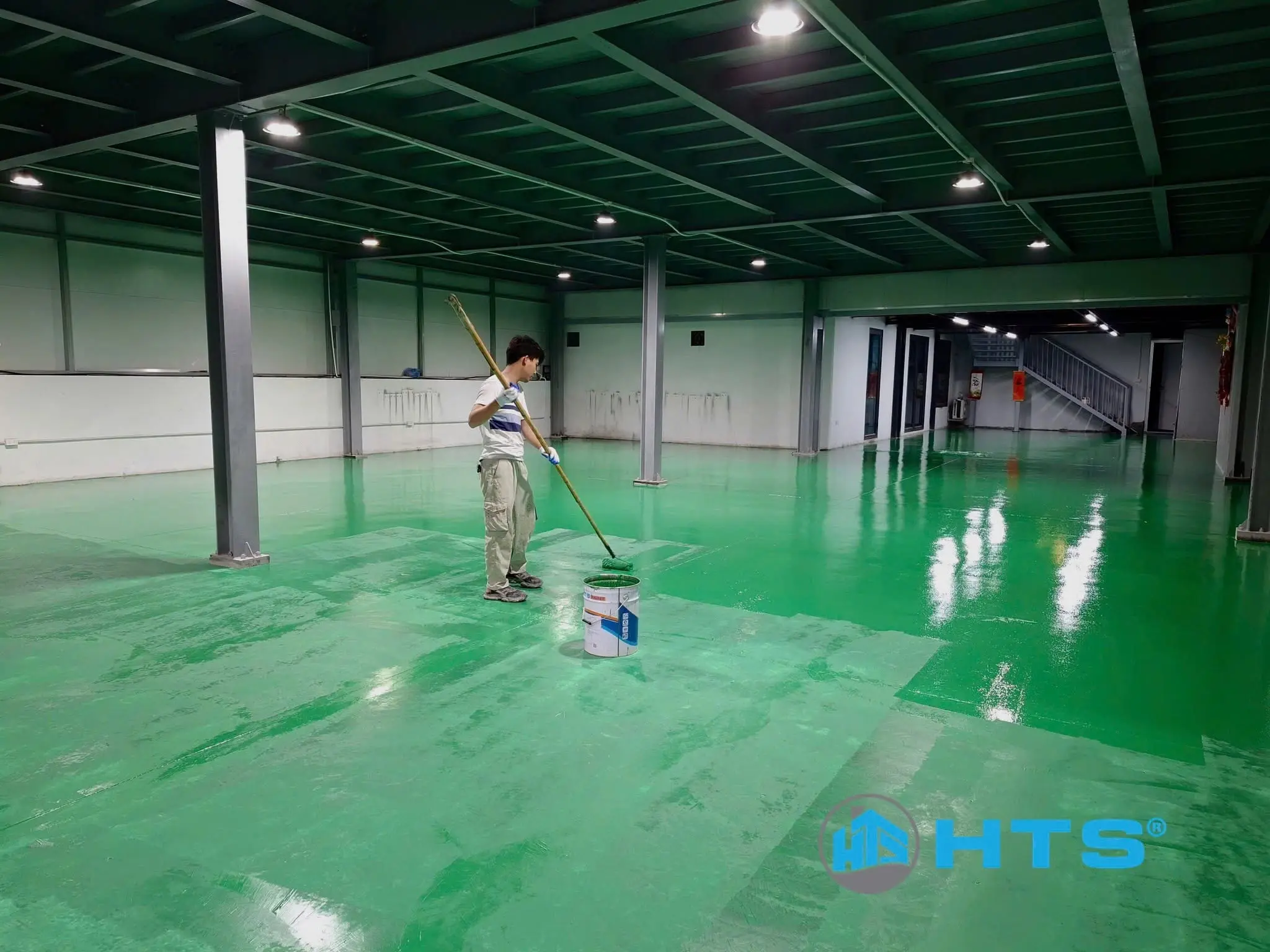 Thi Công Sơn Epoxy Sàn Nhà Xưởng Tại Đông Anh – Hà Nội