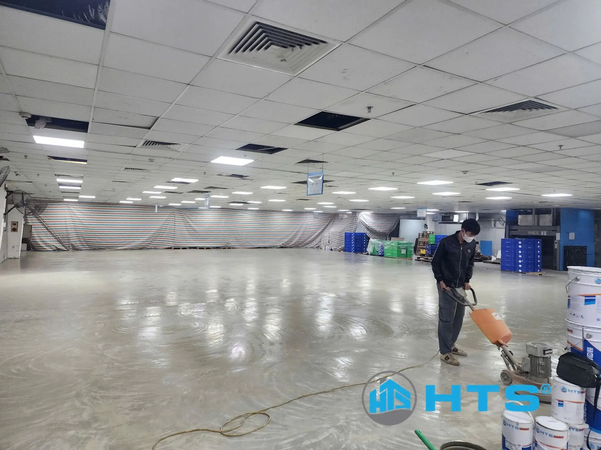 Cải Tạo 3.000m² Sàn Epoxy Nhà Máy Tại KCN Đan Phượng – Hà Nội