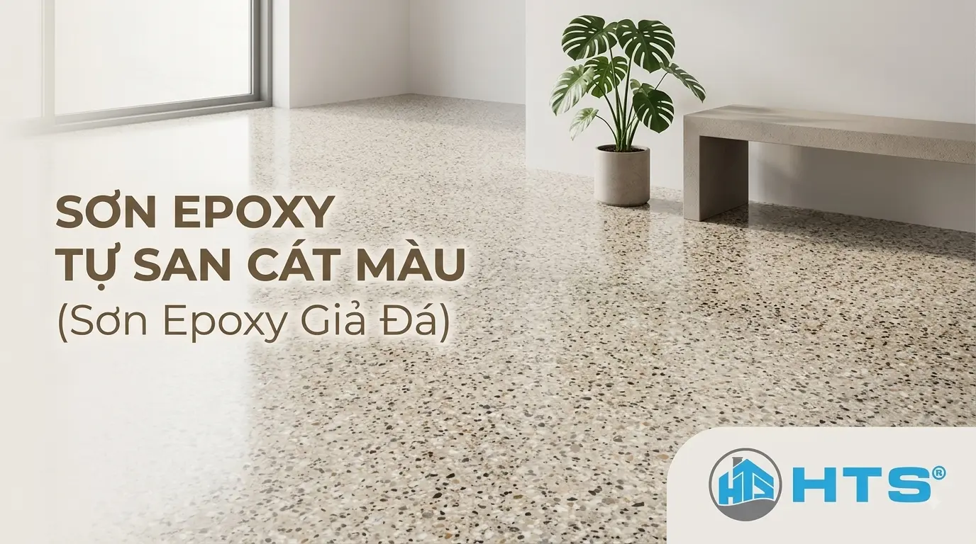 Sơn Epoxy Tự San Cát Màu (Sơn Epoxy Giả Đá) - Giải Pháp Sàn Cao Cấp Thế Hệ Mới