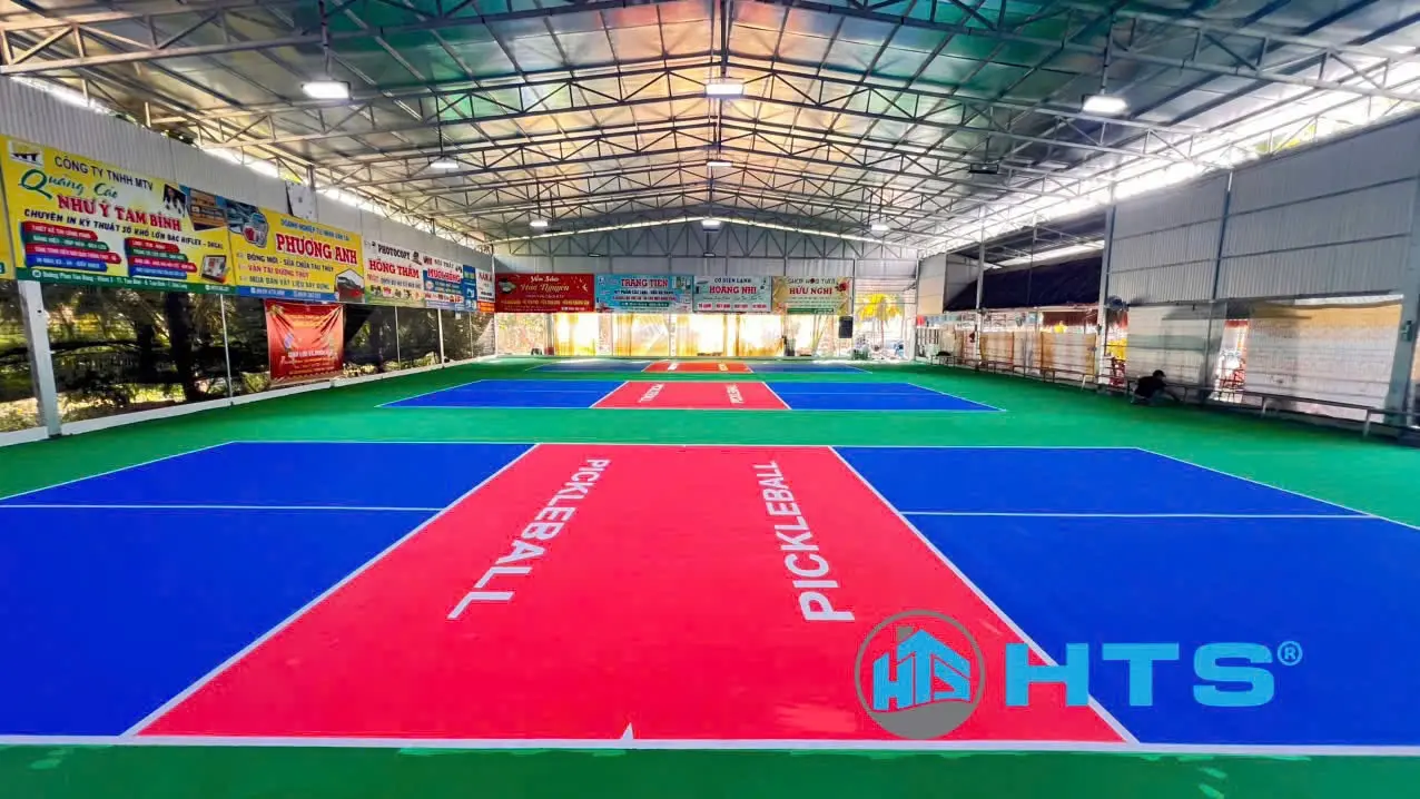 Thi Công Cụm 3 Sân Pickleball Phương Anh Tại Vĩnh Long