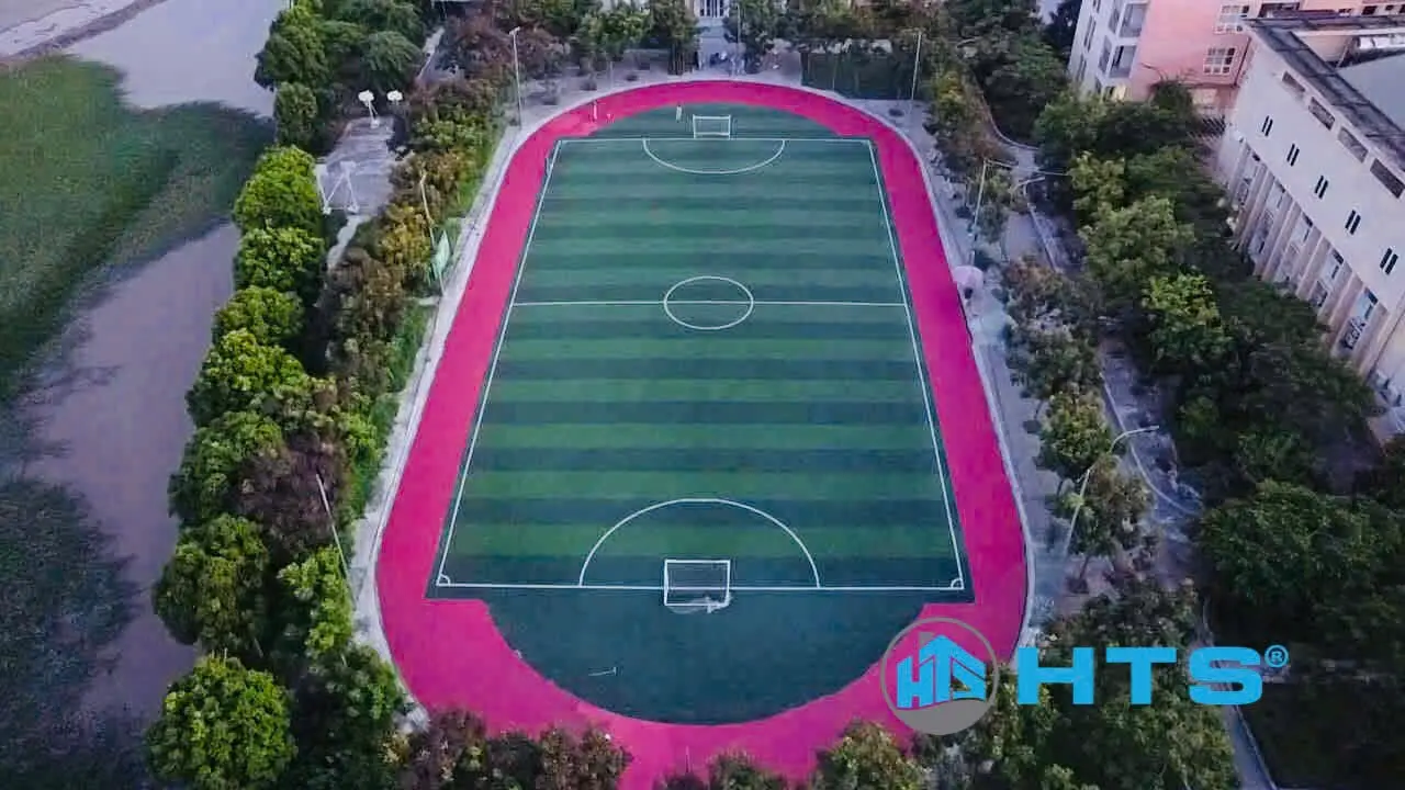 Thi Công Sơn Đường Pitch THPT Nguyễn Quốc Trinh – Hà Nội