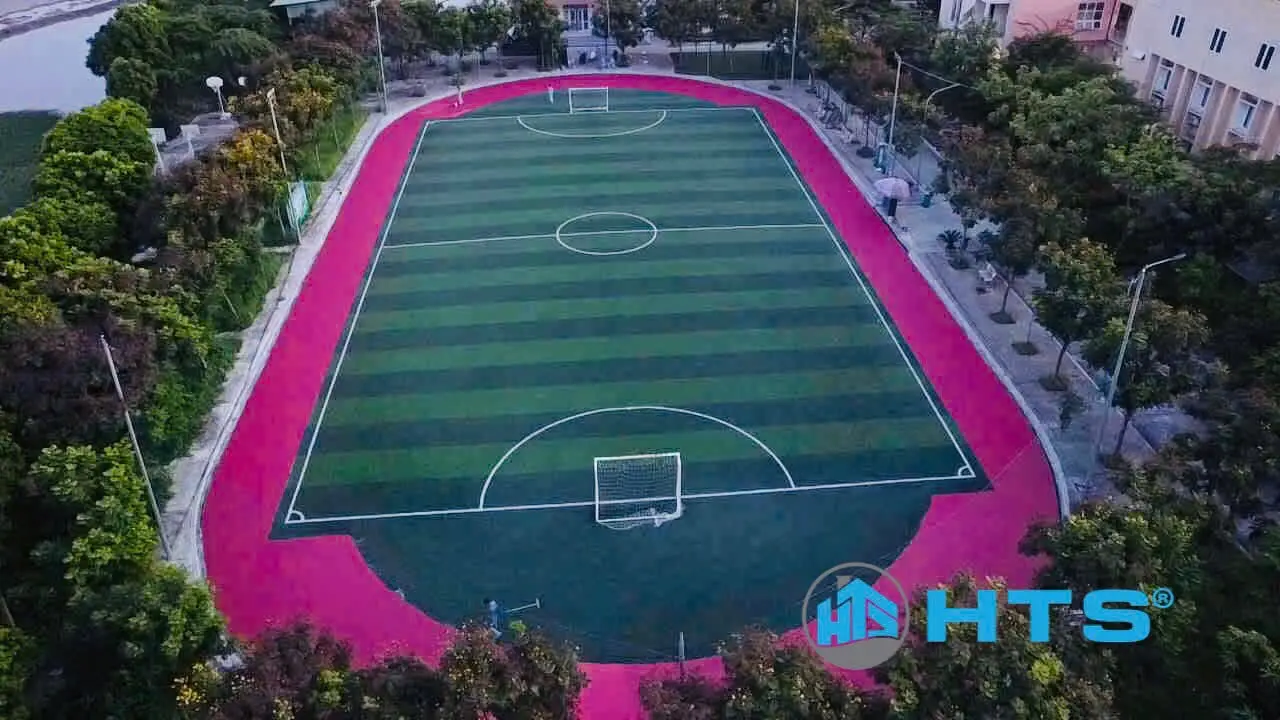 Thi Công Sơn Đường Pitch THPT Nguyễn Quốc Trinh – Hà Nội