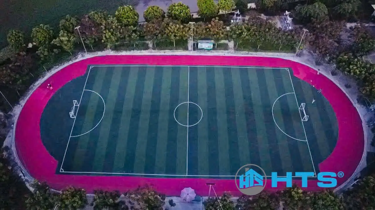 Thi Công Sơn Đường Pitch THPT Nguyễn Quốc Trinh – Hà Nội