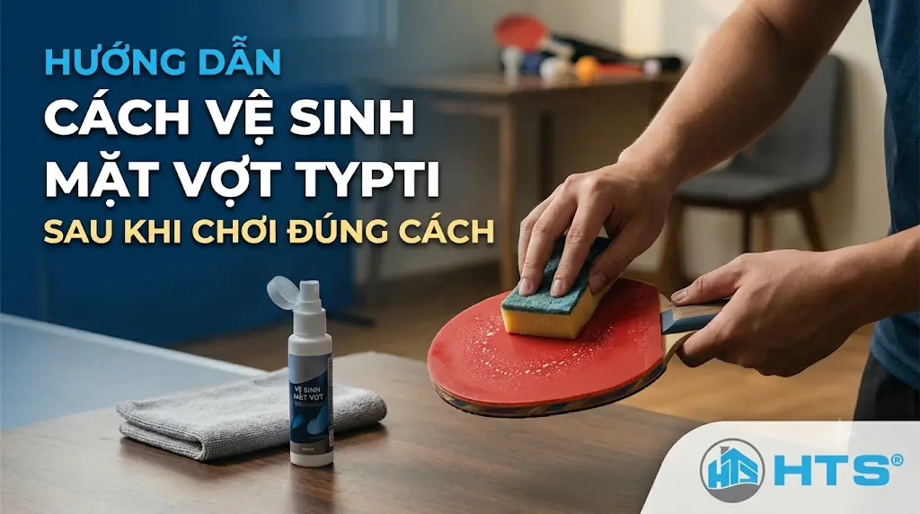 Cách Vệ Sinh Mặt Vợt Typti Sau Khi Chơi Đúng Cách