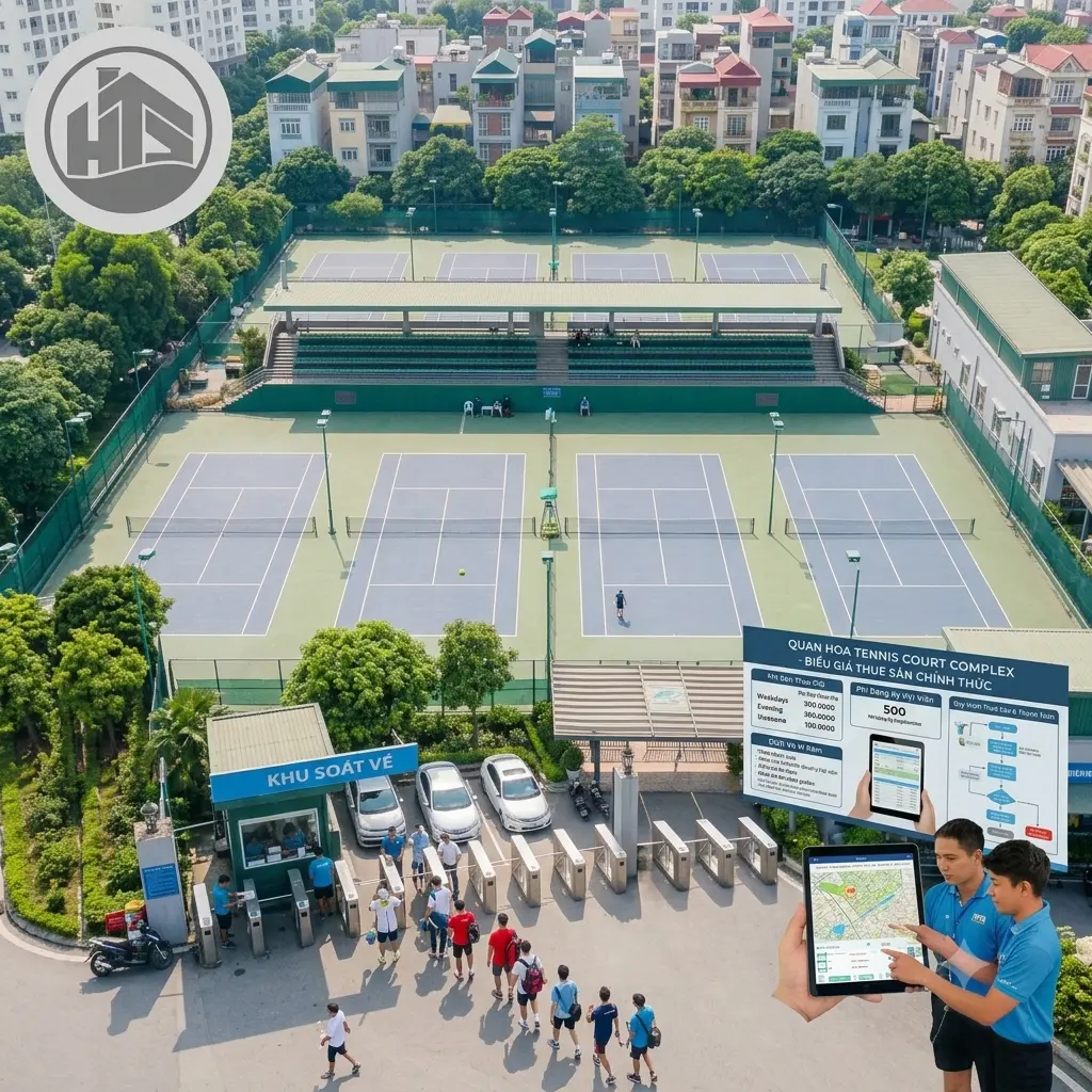 Giá thuê sân tennis Quan Hoa và các khoản chi phí người chơi cần tìm hiểu trước khi đặt sân