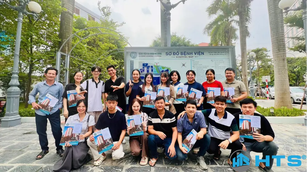 Toàn cảnh không khí buổi khám sức khỏe định kỳ cho nhân viên khối văn phòng HTS Việt Nam